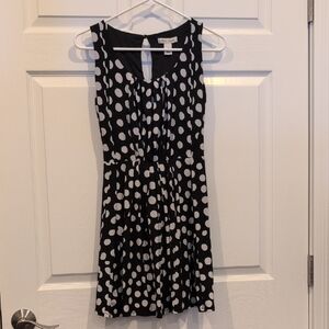 NWOT Black and White Polka Dot Dress